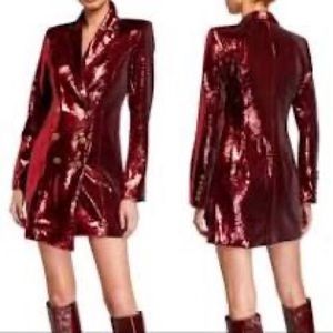 Retrofete Selena Sequin Jacket Dress size Small